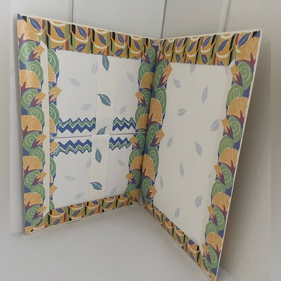 90s vintage paper Sunrise Stationery Folio
Folder 16 sheet pages 10 envelope SET - Picture 2 of 7